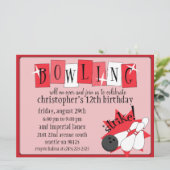 レトロレッド・トータルレトロボーリングパーティー 招待状 (スタンド正面)