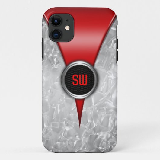 レトロレッドiPhone 5ケース Case-Mate iPhoneケース (裏面)