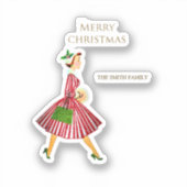 レトロレディとクリスマス シール (正面)