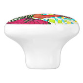 レトロレディのキッチンヴィンテージ セラミックノブ (側面)