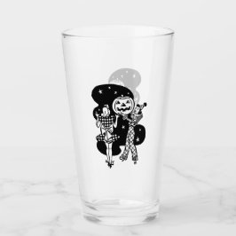 レトロレディースとカボチャ タンブラーグラス