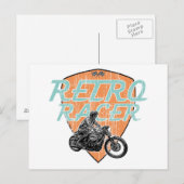 レトロレーサー ポストカード (正面/裏面)