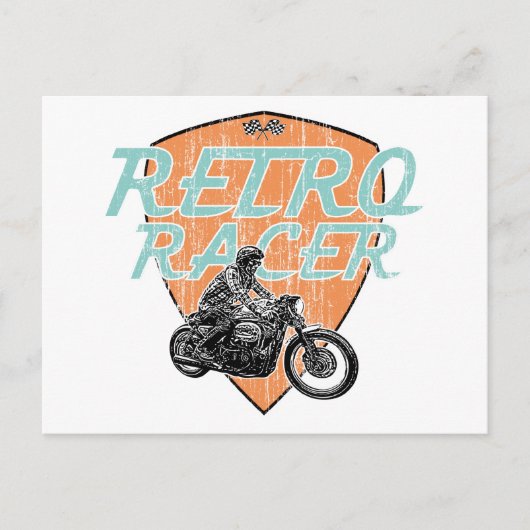 レトロレーサー ポストカード (正面)