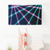 レトロレーザーの写真の学校のポートレートの背景幕80s 90s 横断幕 (インサイチュ)