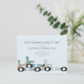 レトロレーシングカームーンスターズバースデーパーティー ポストカード (スタンド正面)