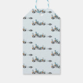 レトロレーシングカームーンスターズ第3誕生日 ギフトタグ (裏面)