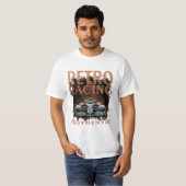 レトロレーシングカー本物 Tシャツ (正面フル)
