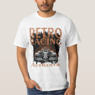 レトロレーシングカー本物 Tシャツ