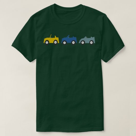 レトロレーシングカー Tシャツ (デザイン正面)