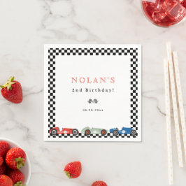 レトロレースカーテーマ誕生日 スタンダードカクテルナプキン