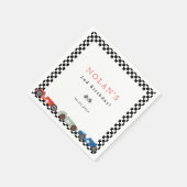 レトロレースカーテーマ誕生日 スタンダードカクテルナプキン (角)