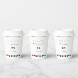 レトロレースカーテーマ誕生日 紙コップ