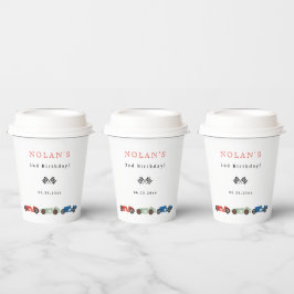 レトロレースカーテーマ誕生日 紙コップ