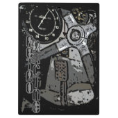 レトロレースoldtimer詳細グラフィックデザイン クリップボード (裏面)