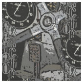 レトロレースoldtimer詳細グラフィックデザイン ファブリック (クローズアップ)