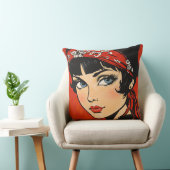 レトロロカビリー美しい クッション (椅子)