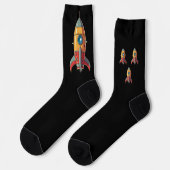 レトロロケットから月 ソックス (左)