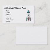 レトロロケットの名刺 名刺 (正面/裏面)