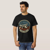 レトロロケットアドベンチャー宇宙 Tシャツ (正面フル)