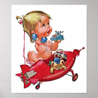 レトロロケットガール ポスター