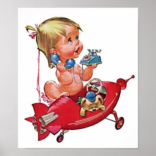 レトロロケットガール ポスター (正面)