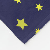 レトロロケット船宇宙 フリースブランケット (角)