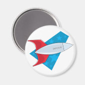 レトロロケット船 マグネット (正面/裏面)