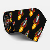 レトロロケット遠くに ネクタイ (ロール)