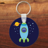 レトロロケット キーホルダー (正面)