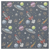 レトロロケット ファブリック (見本)