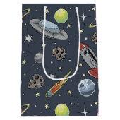 レトロロケット ミディアムペーパーバッグ (裏面)