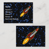 レトロロケット 名刺 (正面/裏面)