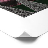 レトロロサンゼルスユニークダウンタウン土産ポスター ポスター (角)