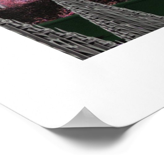 レトロロサンゼルスユニークダウンタウン土産ポスター ポスター (角)