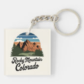 レトロロッキーマウンテン国立公園 キーホルダー (裏面)