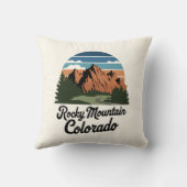 レトロロッキーマウンテン国立公園 クッション (裏面)