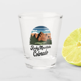 レトロロッキーマウンテン国立公園 ショットグラス