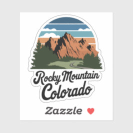 レトロロッキーマウンテン国立公園 シール