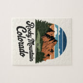 レトロロッキーマウンテン国立公園 ジグソーパズル (横)