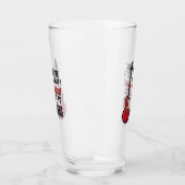 レトロロックギタクラシックー音楽ノスタルジアデザイン タンブラーグラス (左)