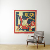 レトロロックミュージックのタペストリー タペストリー (インサイチュ)