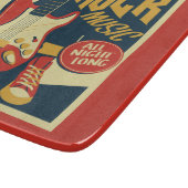 レトロロック音楽切断ボード カッティングボード (角)