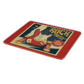 レトロロック音楽切断ボード カッティングボード (角)