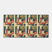 レトロロック音楽 デスクマット (正面)