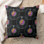 レトロロック&ビ転がニル装飾用クッション クッション (ブランケット)