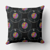 レトロロック&ビ転がニル装飾用クッション クッション (裏面)