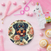 レトロロットワイラーイラストレーション ペーパープレート (パーティー)