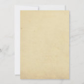 レトロロデオウエスタンカウボーイベビーシャワー 招待状 (裏面)