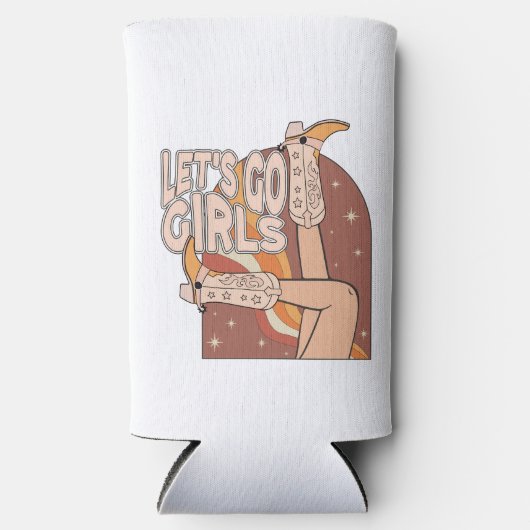 レトロロデオバチェロレッテ スリム缶クーラー (正面)