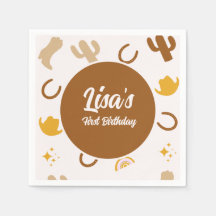 レトロロデオ女性のカーボーイカウボーイボホ誕生日